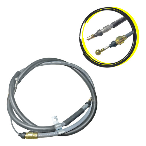 Cabo Freio Esquerdo 1850 Mm Saveiro 2014 Em Diante