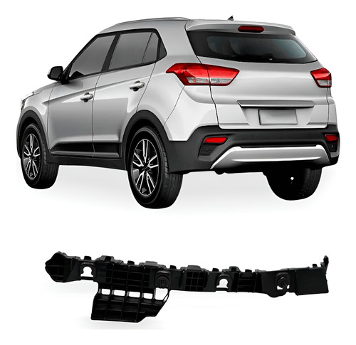 Suporte Guia Creta 2017 A 2021 Parachoque Traseiro Direito