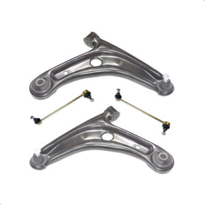 Kit Bandeja Balanca Dianteira Com Bieleta Fit 2003 Em Diante