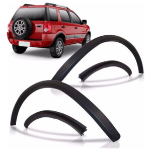Par Moldura Roda Ecosport Traseira 2003 A 2012 Completa