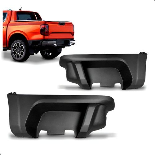 Par Moldura Pisante Lateral Para Ranger 2024 2025 Traseiro