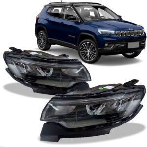 Par Farol Elétrico Compass 2022 A 2024 C/ Led S/ Reator - Direito