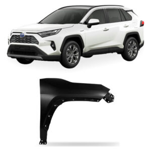 Paralama Rav4 19 A 23 S/ Furo Pisca C/ Furo Moldura Esquerdo