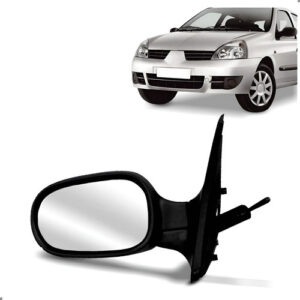 Retrovisor Externo Para Clio 1999 A 2011 Lado Esquerdo
