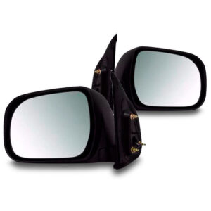 Par Retrovisor Hilux Sw4 Srv 05 06 07 08 09 10 11 Fixo Preto Direito + Esquerdo