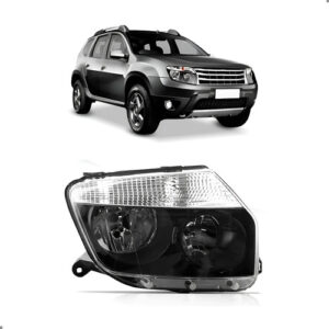 Farol Renault Duster 2010 A 2015 Fumê Direito/passageiro