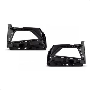 Kit Grade Polo 2018 A 2022 Central E Laterais C/ Furo Milha Preto