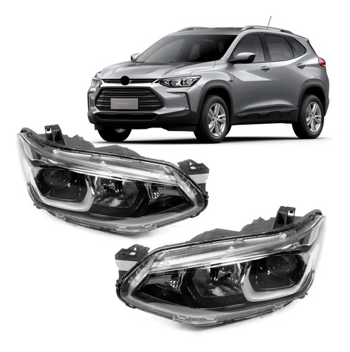 Par Farol Elétrico C/ Motor Tracker 2020 A 2022