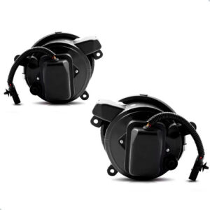 Par Faróis Milha E Molduras Saveiro Cross 2010 A 2014