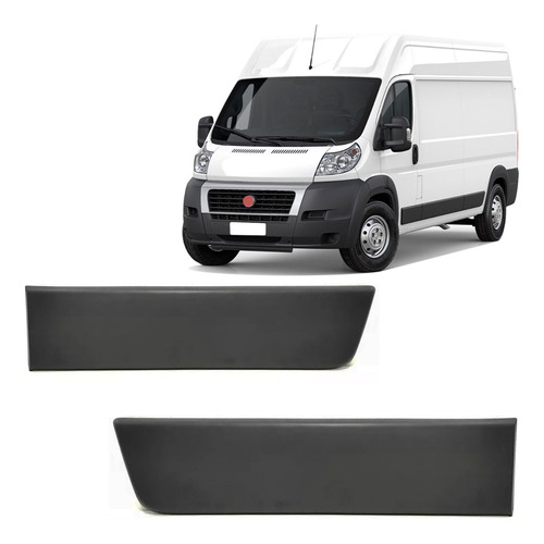 Par Moldura Para Fiat Ducato 2018 A 2023 Lateral Traseira