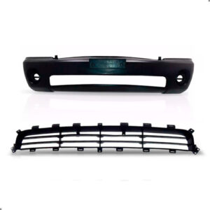 Kit Parachoque Para Hr 2005 A 2012 Com Grade 1a Linha  Preto