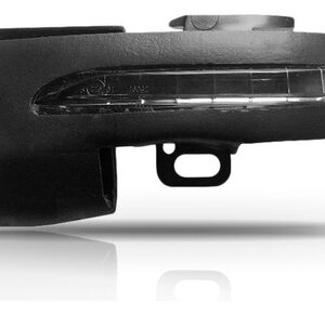 Pisca E Lente Retrovisor Para Fiat Mobi 2014 A 2018 Esquerdo Preto