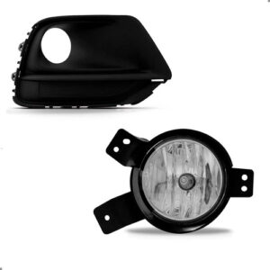 Moldura Milha Para Tracker 2017 A 2020 Farol Milha Direito Preto Direito