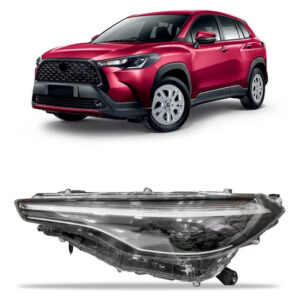 Farol Para Corolla Cross 21 22 2023 2024 Com Motor 1ª Linha - Esquerdo/motorista