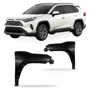 Par Paralama Rav4 2019 A 2023 S/ Furo Pisca C/ Furo Moldura