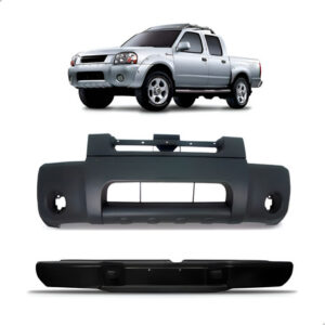 Kit Parachoque Dianteiro/traseiro Frontier 2003 A 2006 Novo Preto