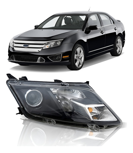 Farol Ford Fusion 2010 2011 2012 1ª Linha Direito/passageiro
