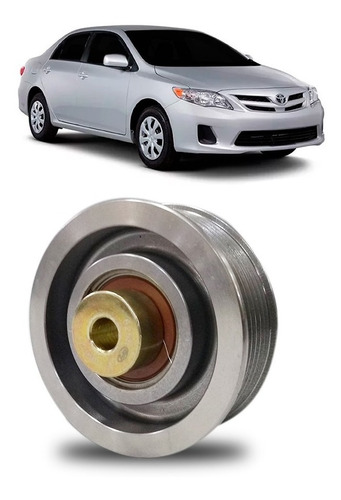 Polia Da Correia Auxiliar Corolla 1.8 16v 09/...c/dir.ele --
