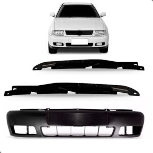 Envolvente Dianteiro Para Polo 1997 A 2002 Com Par Guias Preto
