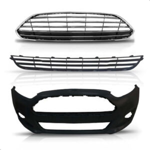 Kit Envolvente New Fiesta 2013 2014 A 2017 Sedan 1a Linha  Preto