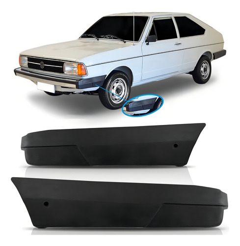 Par Polaina Parachoque Dianteiro Passat 1979 80 81 1982 1983