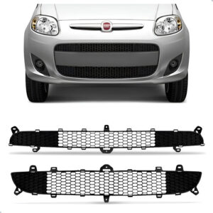 Par Tela Frontal Central Parachoque Palio Atractive 12 A 16 Preto