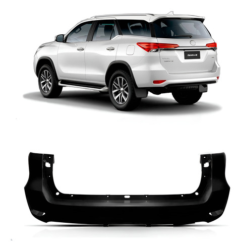 Parachoque Traseiro Hilux Sw4 Srx 2021 Até 2024 1a Linha