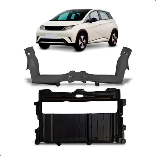 Kit Frente Para Byd Dolphin 2023 2024 Defletor E Suporte