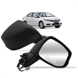 Par Retrovisor Externo Civic 2012 A 2016 Eletrico C/ 03 Fios