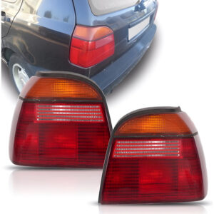 Lanterna  Golf 92/93/94/95/96/97 Acrílico Tricolor Unidade Esquerdo