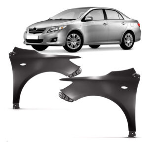 Par Paralama Para Toyota Corolla 2009 A 2013 C/ Furo Pisca