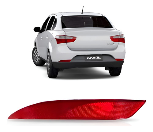Lanterna Refletor Traseiro Grand Siena 2012 A 2015 1ª Linha Esquerdo Vermelho