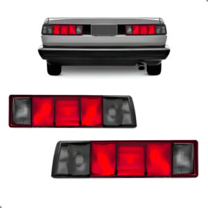 Par Lanterna Traseira Para Santana 1985 1986 A 1990 Fume Ambos Lados