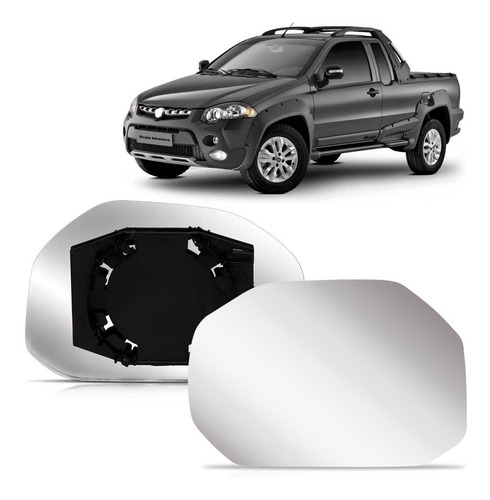 Par Lente Retrovisor Palio Strada Adventure Locker 2009 2010