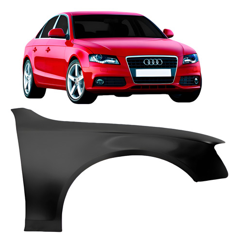 Paralama Audi A4 2009 2010 2011 2012 Direito Dianteiro