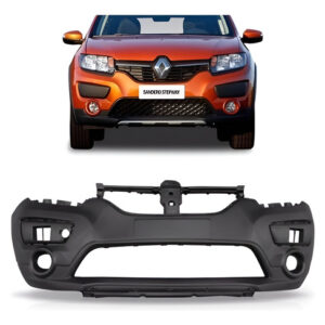 Parachoque Dianteiro Sandero Stepway 2015 A 2017 1a Linha  Preto