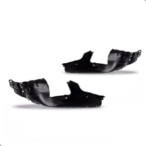 Kit Parachoque Para New Fit 2009 A 2013 Com Par Parabarro Preto