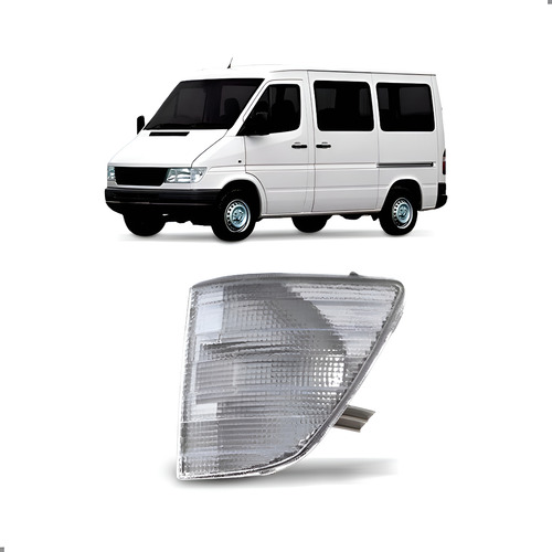 Lanterna Dianteira Para Sprinter 1995/2002 Cristal 1ª Linha Cristal