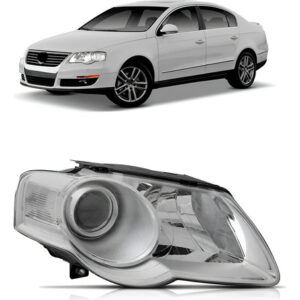 Farol Passat 06 2007 2008 2009 10 Elétrico S/ Motor 1ª Linha - Direito/passageiro