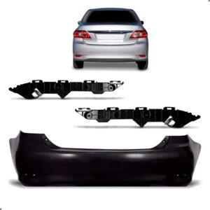 Kit Parachoque Traseiro Para Corolla 2012 2013 Alma Lamina