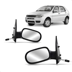 Par Retrovisor Externo Para Palio 2008 A 2010 Texturizado