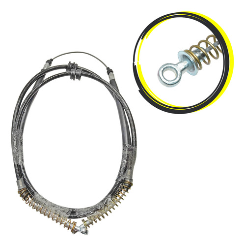 Cabo De Freio De Mao Uno Premio Elba 1.5 1.6 Mille 95 A 96