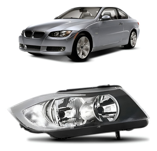 Farol Bmw Série 3 06 07 08 09 - Modelo 320 328 330 1ª Linha Esquerdo/motorista
