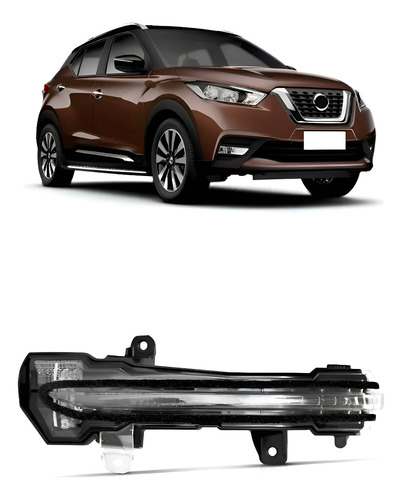 Lanterna Pisca Retrovisor Kicks 2017 18 19 20 2021 Ld