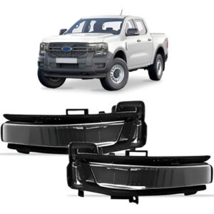 Par Sinaleira Retrovisor Ranger 2024 A 2025 Preto