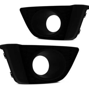 Kit Farol Milha Auxiliar Fit 2015 À 2017 Grade Friso Preto