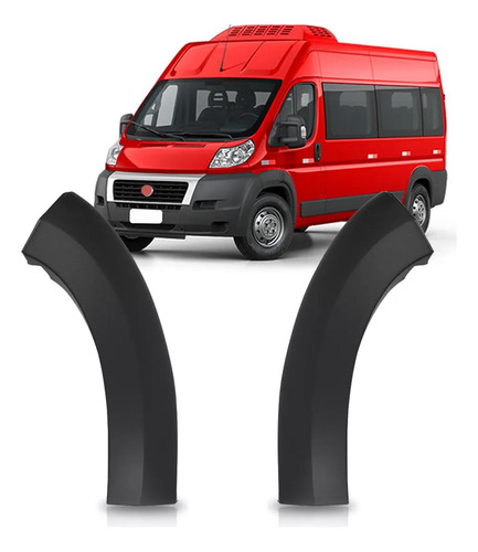 Par Moldura Parachoque Dianteiro Ducato 2018 A 2023