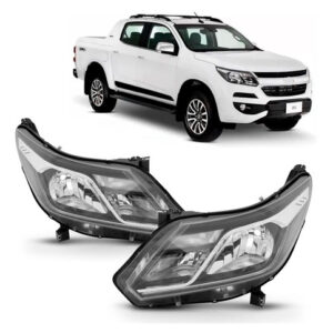 Par Farol S10 2017 A 2023 C/ Led E Reator