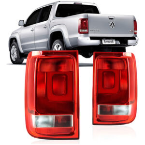 Par Sinaleira Traseira Amarok 2010 2011 2012 2013 Bicolor Vermelho
