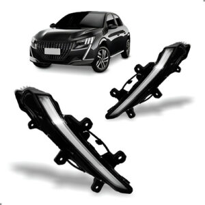 Par Farol Milha Auxiliar Drl Led Peugeot 208 2021 2022 2023 Ambos Lados